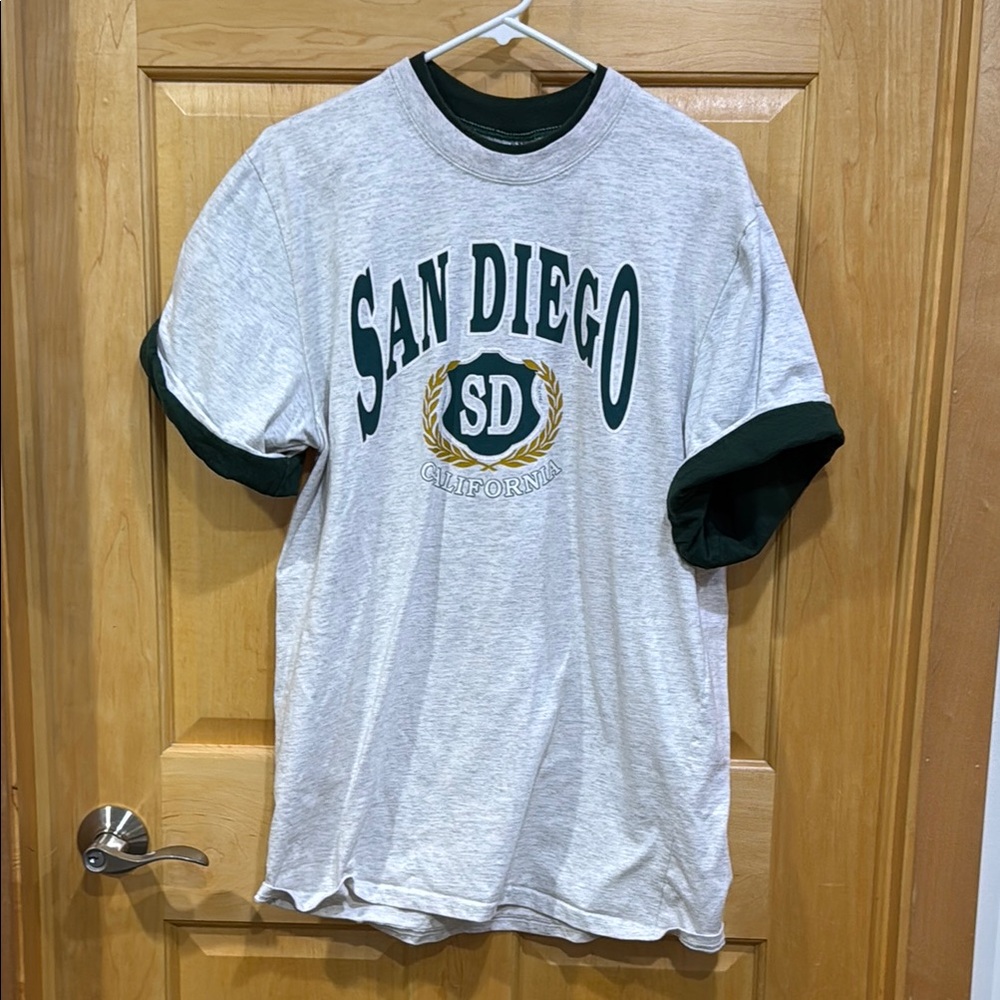 San Diego Graphic Men's White T-Shirt